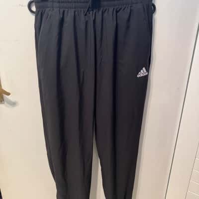 Adidas Womens  Size M Track Pants Black  