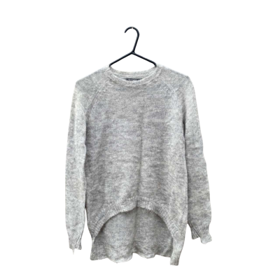 Womens Marisfrolg Size 10 / 38 Mohair Knit Pullover Sweater Grey 