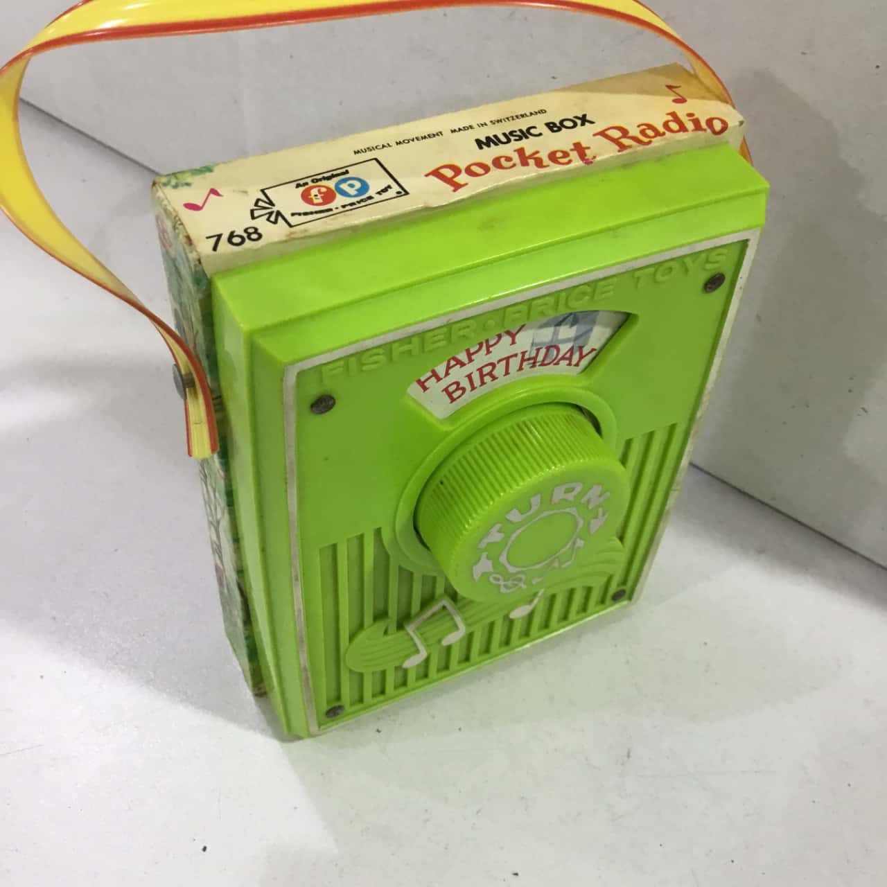 Vintage Fisher Price Happy Birthday Music Box (s)
