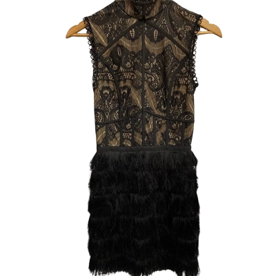 Derma Department Womens  Size 6 Cocktail Dress Black  