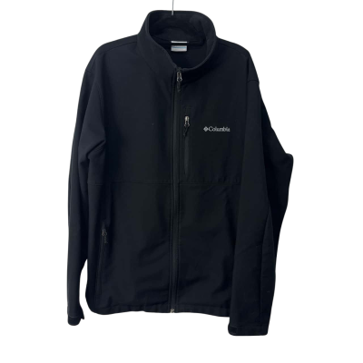 Columbia Mens  Size XL Front Zipper Black  