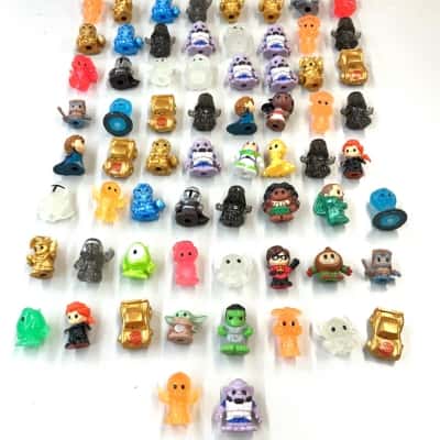 Woolworths Ooshies BULK x 66 Assorted Characters 