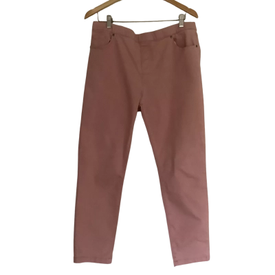 Threadz    Bella Stretch Jean in Pink.  Size 16/XL
