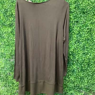 Autograph Womens  Size 16 Long Sleeve Top khaki 