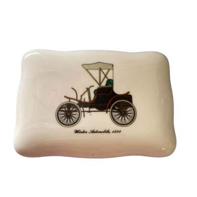 Small Trinket dish with vintage car graphic 