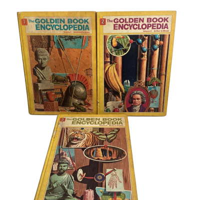The Golden Book Encyclopedia Vol 1-3 1970 Edition