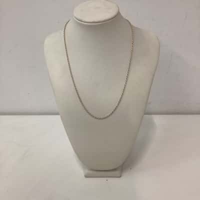 925 Stamped Silver Chain Necklace - 45cm