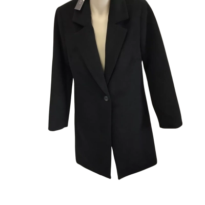 Katies Size 8 Black Melton Coat - BNWT - RRP$149.99