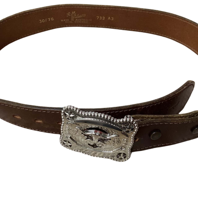 R.M. Williams Unisex Belt Brown 