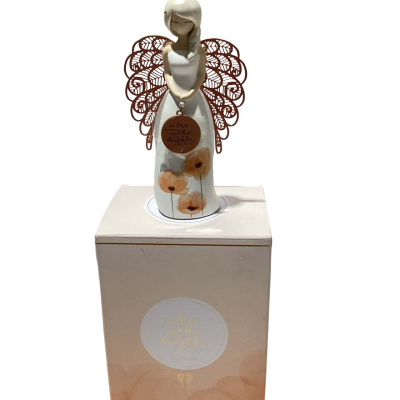 15 cm Angel Figure The Love Between A Mother And Daughter Is Forever Figure in gift box     office