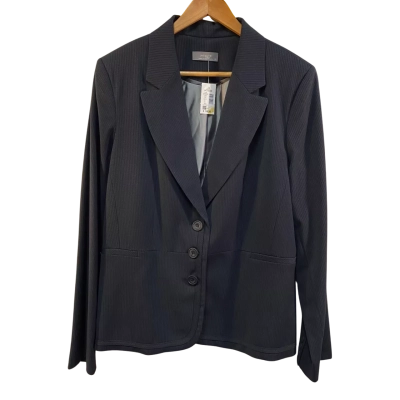BNWT Jacqui-E Womens Size 18 Blazer Black  / Blue 