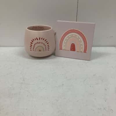 Splosh Desert Dunes Rainbow Hug Mug W/Ceramic Coster 