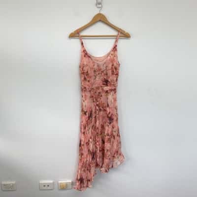 Alannah Hill Peach Hopeless Romantic Dress Size 12 