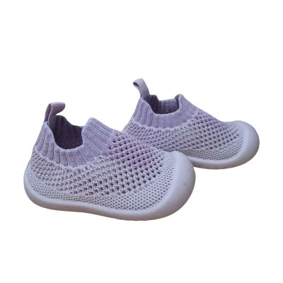 Duckies Lavender Slip On Toddler Shoes - size 4