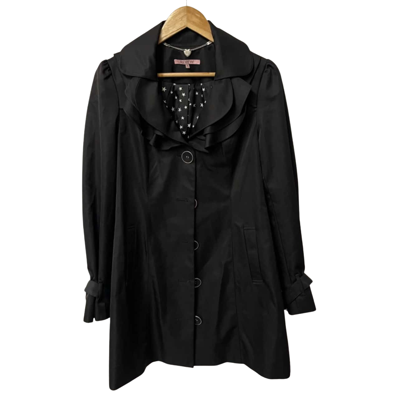 Review Womens Size 12 Winter Coat Black (s)