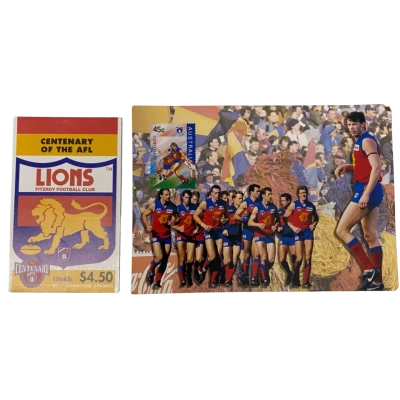 Fitzroy Lions Commemorative Postcard & Stamps