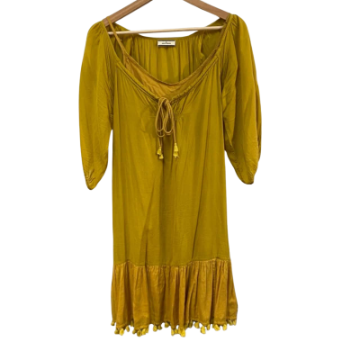By Malene Birger Dress Womens Size 34 Mustard 