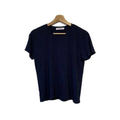 perfectwhitetee Womens Short Sleeved Top Size XS Navy Blue 