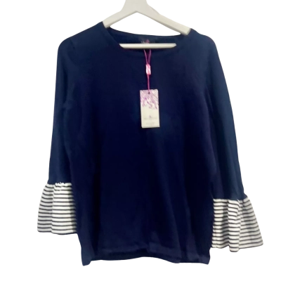 BNWT Augustine Navy/White Stripe Arm Size M  RRP $160.00