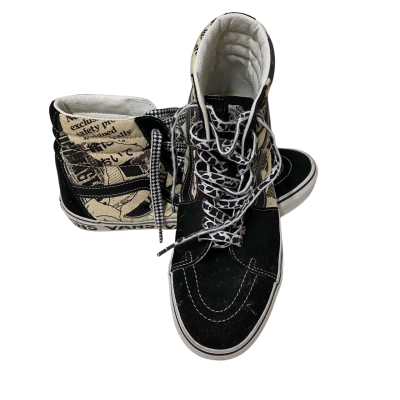 Vans SK8-Hi Newspaper Print Size 11