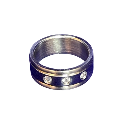 Mens Ring Size Q/7.75 Stainless Steel