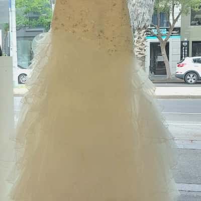  PRONVIAS Wedding Dress Approx Size 8-10: Customised