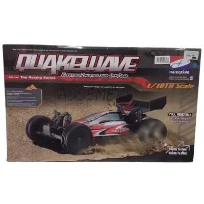 QUAKEWAVE Electric Powered 2WD Off Road Buggy Remote Control Vehical Blue 