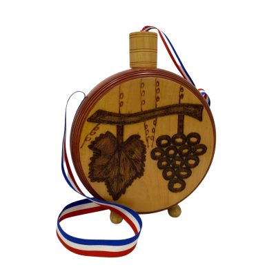 Croatian Cuturica woooden flask 