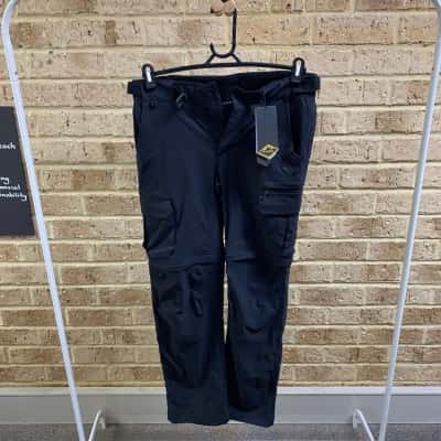 Mountain Designs Mens black MD larapinta conv pants Size 28 