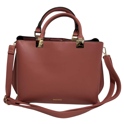 Laura Jones Womens Shoulder Bag Dusty Pink  