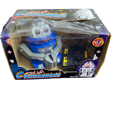 Star Commanders Battery Powered Remote Control Robot No.918 TESTED Working