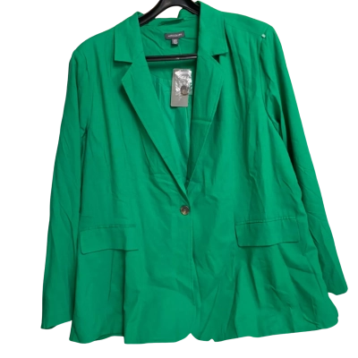 Womens Autograph Herringbone Blazer Green Size 22