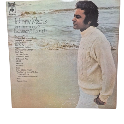 Johnny Mathis Vinyl x2 - Singing the songs of Bacharach & Kaempfert. 