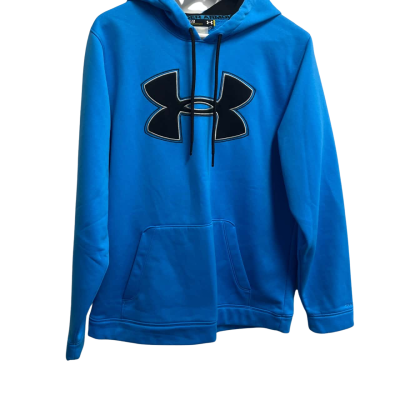 Under Armour Mens Hooded Sweatshirt Large Blue 