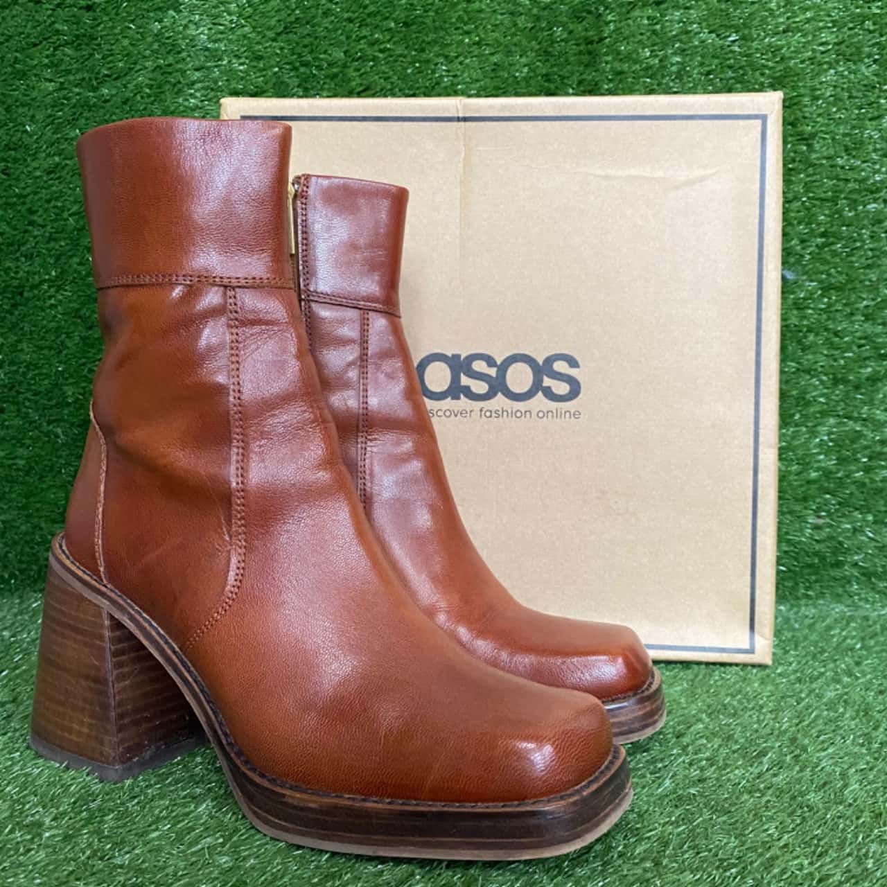 asos tan boots