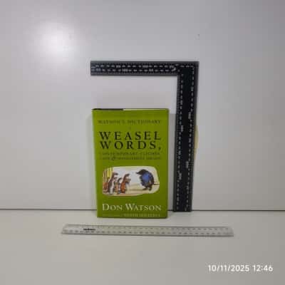 Watsons Dictionary Of Weasel Words Book 