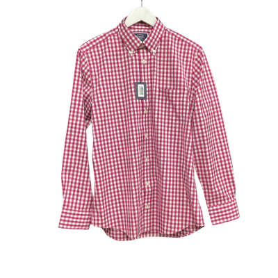 Charles Trywhitt Mens  Size M Checked Shirt Raspberry  / White 