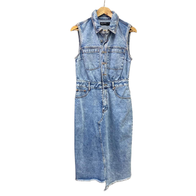 Decjuba Womens  Size 10 Denim Sleeveless Dress  Blue 