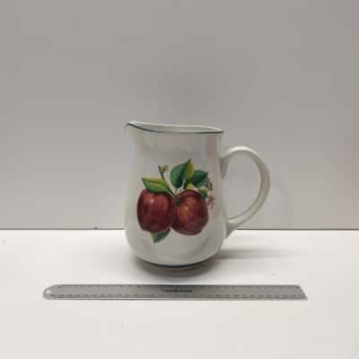 China Pearl Casuals Apple Pattern Ceramic Jug Water Milk Pitcher