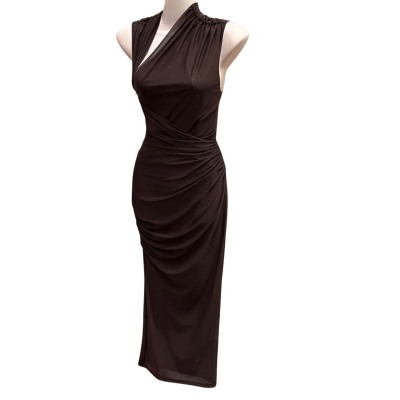 Misha Collection Womens  Size XS Formal Dress / Maxi Dress Brown 