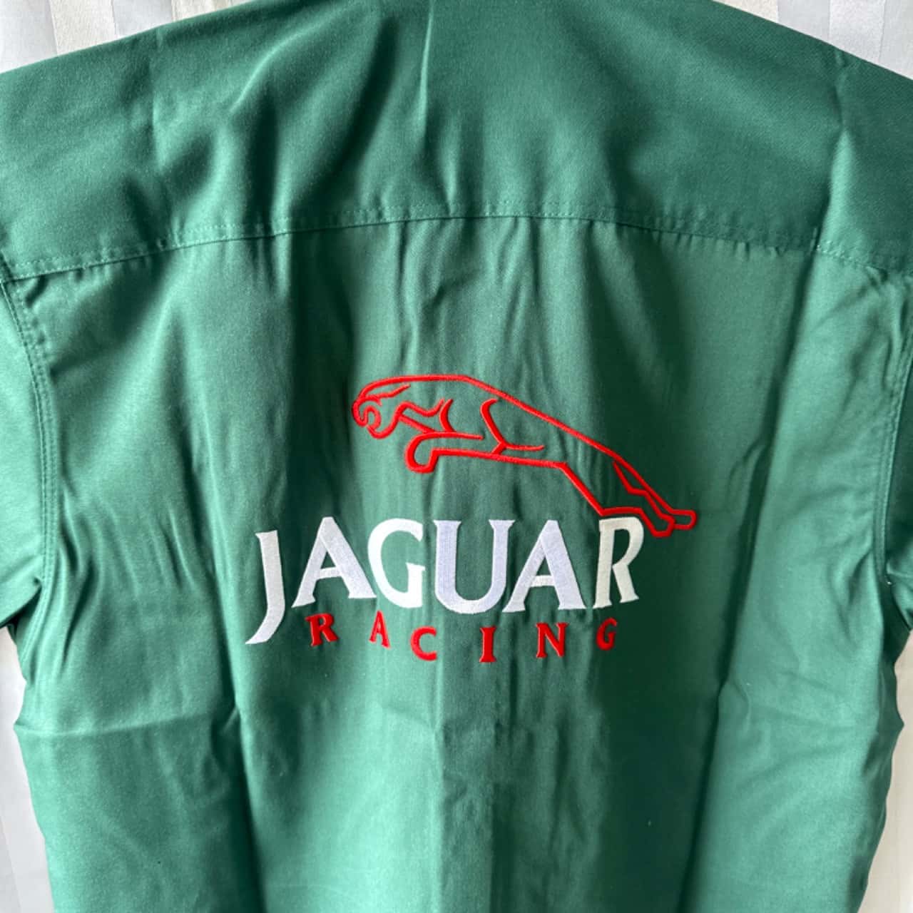 Jaguar Racing Mens Size L Short Sleeve Green / Multicoloured (s)