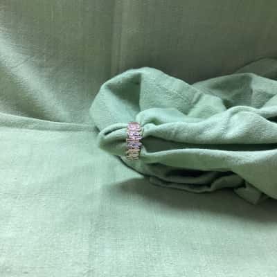  Womens Ring gold coloured clear stones