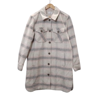 Sussan Women's Size 12 Grey and Pink Winter Coat