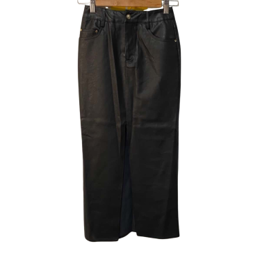 BNWT All Things Golden Womens  Size XXS Maxi Skirt Black  