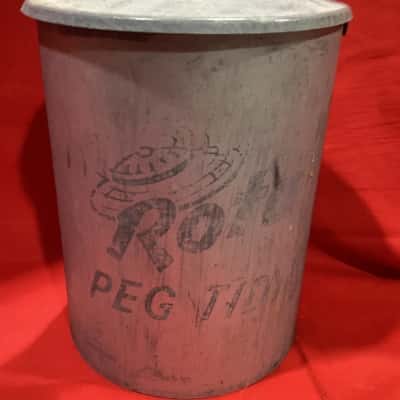 Vintage Galvenized Iron Peg Tidy