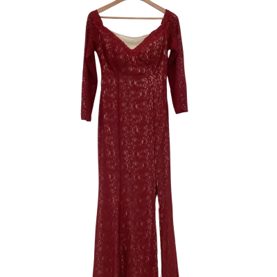 Miss  Anne Womens  Size 10 Cocktail Dress Red 