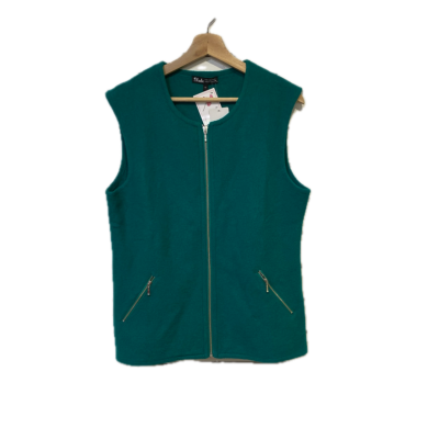 Slade Knitwear Womens Vest Size 14 Green 