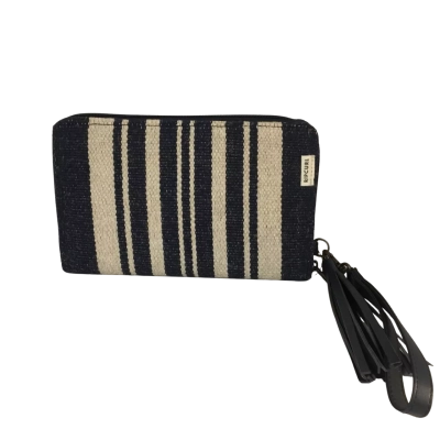  Rip curl Navy Patterned Clutch/ Bag approx 23 x 14cm