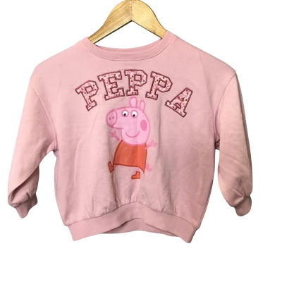 Peppa Pig Kids  Size 4 Jumper Pink  