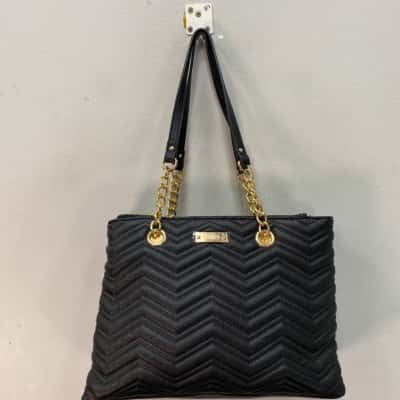 Markai Womens Handbag Black  / Gold - **NEW***